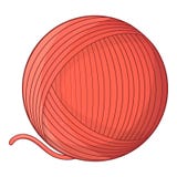Bavardez le jouet de boule pour l'icône de chat, style de bande dessinée illustration stock Bavardez le jouet de boule pour l'icône de chat, style de bande dessinée illustration stock