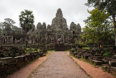 Bayon Bügel, Kambodscha lizenzfreie stockfotos Bayon Bügel, Kambodscha lizenzfreie stockfotos