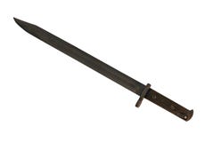 Bayonet knife isolated on white background. bayonet knife from the second world war royalty free stock image Bayonet knife isolated on white background. bayonet knife from the second world war royalty free stock image