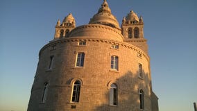 Bazylika Santa Luzia, Viana Do Castelo - obrazy royalty free Bazylika Santa Luzia, Viana Do Castelo - obrazy royalty free