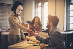Be careful when new acquaintance is concerned stock photo Be careful when new acquaintance is concerned stock photo