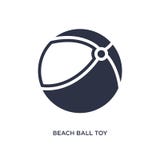 beach ball toy icon on white background. Simple element illustration from toys concept stock illustration beach ball toy icon on white background. Simple element illustration from toys concept stock illustration