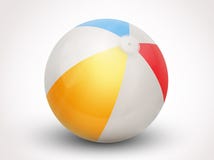 Beach ball vector illustration Stock Images Beach ball vector illustration Stock Images