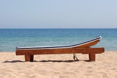 Beach chair stock photo. Image of egypt, beach, deckchair - 13524496