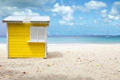 Beach Hut, Barbados Stock Photo Beach Hut, Barbados Stock Photo