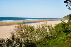 Beach in north of spain stock image Beach in north of spain stock image