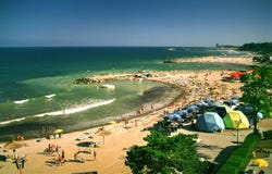 Beach Resort On Black Sea Stock Photography