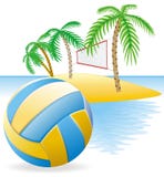 Beach Volleyball Royalty Free Stock Photography Beach Volleyball Royalty Free Stock Photography
