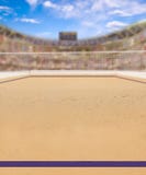 Beach Volleyball Court and Copy Space royalty free stock image Beach Volleyball Court and Copy Space royalty free stock image