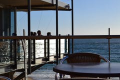 Beachside restaurant royalty free stock photography Beachside restaurant royalty free stock photography
