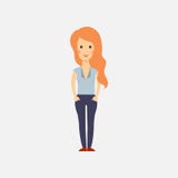 Beau femme illustration de vecteur Beau femme illustration de vecteur