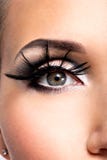 Beau maquillage d'oeil photo libre de droits Beau maquillage d'oeil photo libre de droits