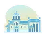 Beau monastère du diocèse de l'église serbe, situé dans la Yougoslavie illustration de vecteur Beau monastère du diocèse de l'église serbe, situé dans la Yougoslavie illustration de vecteur