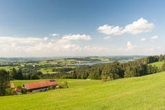 Beau paysage dans la région d'Allgaeu, Allemagne du sud photo stock Beau paysage dans la région d'Allgaeu, Allemagne du sud photo stock