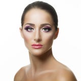 Beau visage de jeune femme image libre de droits Beau visage de jeune femme image libre de droits