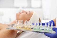 Cosmetic ampoules. royalty free stock photo Cosmetic ampoules. royalty free stock photo