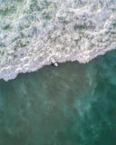 Beautiful aerial shot of ocean waves right from above in bird`s eye view - perfect wallpaper royalty free stock photos Beautiful aerial shot of ocean waves right from above in bird`s eye view - perfect wallpaper royalty free stock photos
