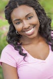 Beautiful African American Girl Young Woman royalty free stock photography Beautiful African American Girl Young Woman royalty free stock photography