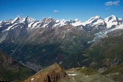 Alpine Landscape shooter from matterhorn mountain royalty free stock images Alpine Landscape shooter from matterhorn mountain royalty free stock images