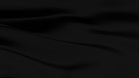 Beautiful black wavy fabric, computer generated background, 3d rendering Royalty Free Stock Images Beautiful black wavy fabric, computer generated background, 3d rendering Royalty Free Stock Images