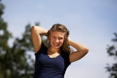 Beautiful blond teenage girl royalty free stock photos Beautiful blond teenage girl royalty free stock photos