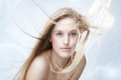 Beautiful Blonde Girl Stock Photography