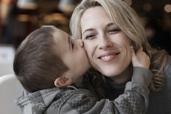 Sweet family portrait, mother and child together stock photos Sweet family portrait, mother and child together stock photos