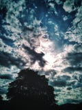 Beautiful blue sky and clouds formation stock photo Beautiful blue sky and clouds formation stock photo