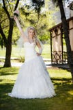 Beautiful Bride On A Green Grass Royalty Free Stock Image Beautiful Bride On A Green Grass Royalty Free Stock Image