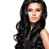 Beautiful Brunette Woman With Long Black Hair Royalty Free Stock Photo Beautiful Brunette Woman With Long Black Hair Royalty Free Stock Photo