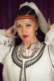 A beautiful Bulgarian bride with an authentic traditional wear.