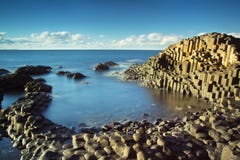 Beautiful Calm Sunny Afternoon At The Famous Giant S Causeway Stock Photos