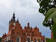Beautiful cathedral in the centre of Gdansk. royalty free stock photo Beautiful cathedral in the centre of Gdansk. royalty free stock photo
