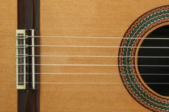 Beautiful classic guitar body as background stock photography Beautiful classic guitar body as background stock photography