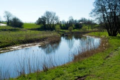 Beautiful Countryside Riversummer Landscape Stock Image Beautiful Countryside Riversummer Landscape Stock Image