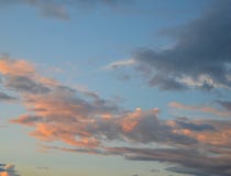 Beautiful eveing sky with clouds Royalty Free Stock Photography Beautiful eveing sky with clouds Royalty Free Stock Photography