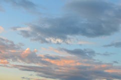 Beautiful eveing sky with clouds Royalty Free Stock Image Beautiful eveing sky with clouds Royalty Free Stock Image