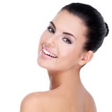 Beautiful Face Of Young Woman With Clean Skin Royalty Free Stock Images Beautiful Face Of Young Woman With Clean Skin Royalty Free Stock Images