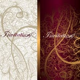 Beautiful Floral Invitation Cards For Design Royalty Free Stock Image Beautiful Floral Invitation Cards For Design Royalty Free Stock Image