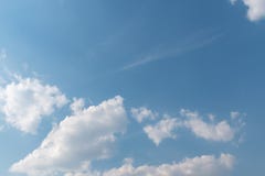 Beautiful fluffy clouds in the blue sky stock photography Beautiful fluffy clouds in the blue sky stock photography