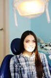 Beautiful girl at the dentist. stock photos Beautiful girl at the dentist. stock photos