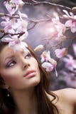 Beautiful Girl With Flowers Stock Images Beautiful Girl With Flowers Stock Images
