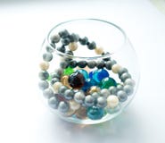 Beautiful glass beads royalty free stock images Beautiful glass beads royalty free stock images