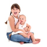Beautiful Happy Sisters Stock Photo Beautiful Happy Sisters Stock Photo