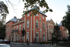 Historic mansion in the center of Warsaw Poland stock photos Historic mansion in the center of Warsaw Poland stock photos