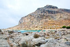 Beautiful island of Gramvousa, crystal blue sea - Greece Royalty Free Stock Photo Beautiful island of Gramvousa, crystal blue sea - Greece Royalty Free Stock Photo
