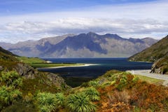 Beautiful Lake Hawea Royalty Free Stock Images Beautiful Lake Hawea Royalty Free Stock Images