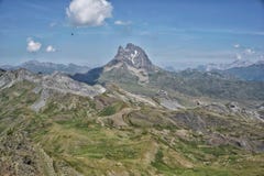 Big rocky mountains in the horizon. stock image Big rocky mountains in the horizon. stock image