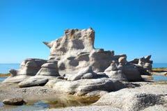 Beautiful landscape at Mingan in Quebec in Canada Stock Photos Beautiful landscape at Mingan in Quebec in Canada Stock Photos