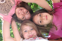 Beautiful little sisters have fun Royalty Free Stock Photo Beautiful little sisters have fun Royalty Free Stock Photo